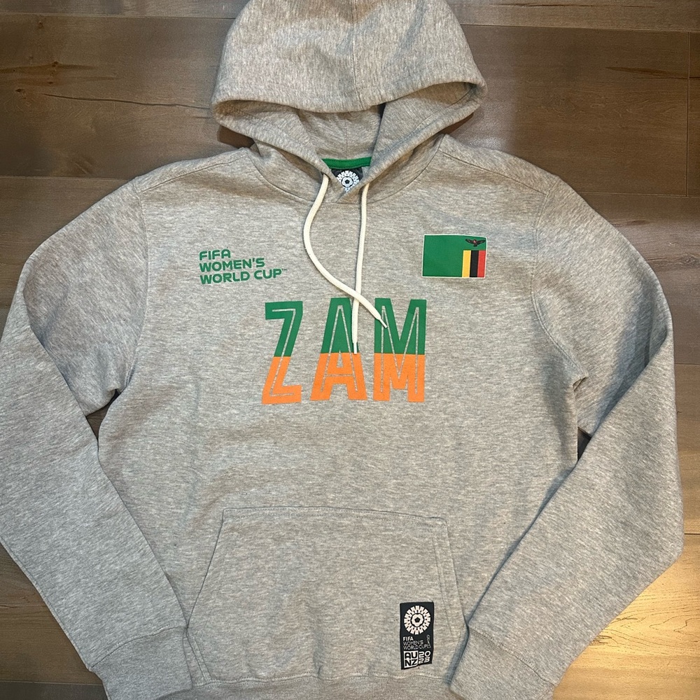 Gray FIFA Women's World Cup Hoodie - Zambia